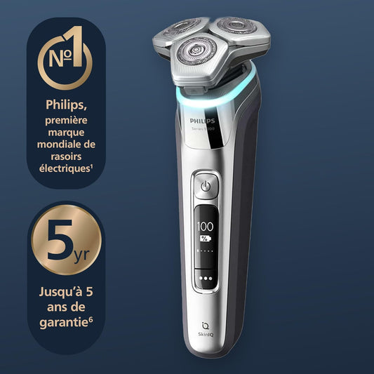 Rasoir électrique Philips S9000 à sec et humide pour hommes