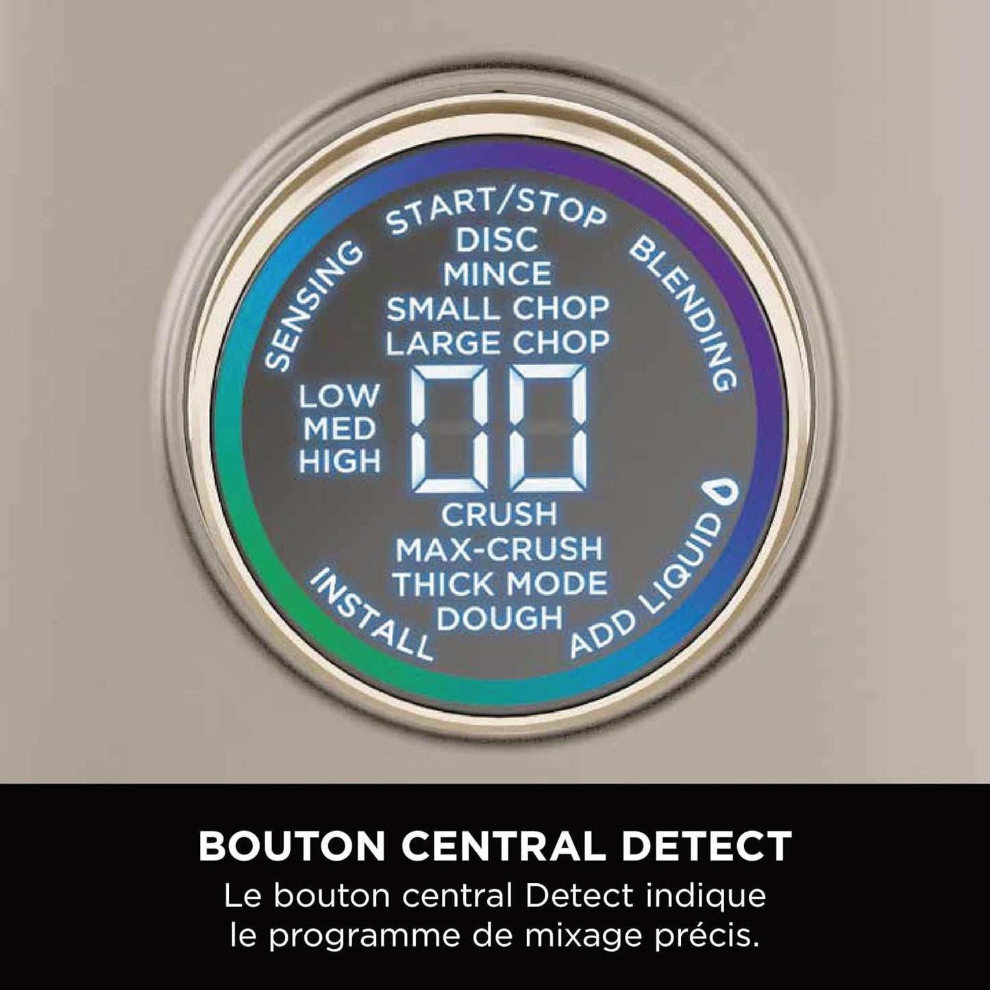 Ninja Detect Power Blender Processor Pro 3-en-1 – Mixeur 1200 W, couleur Stone Gold