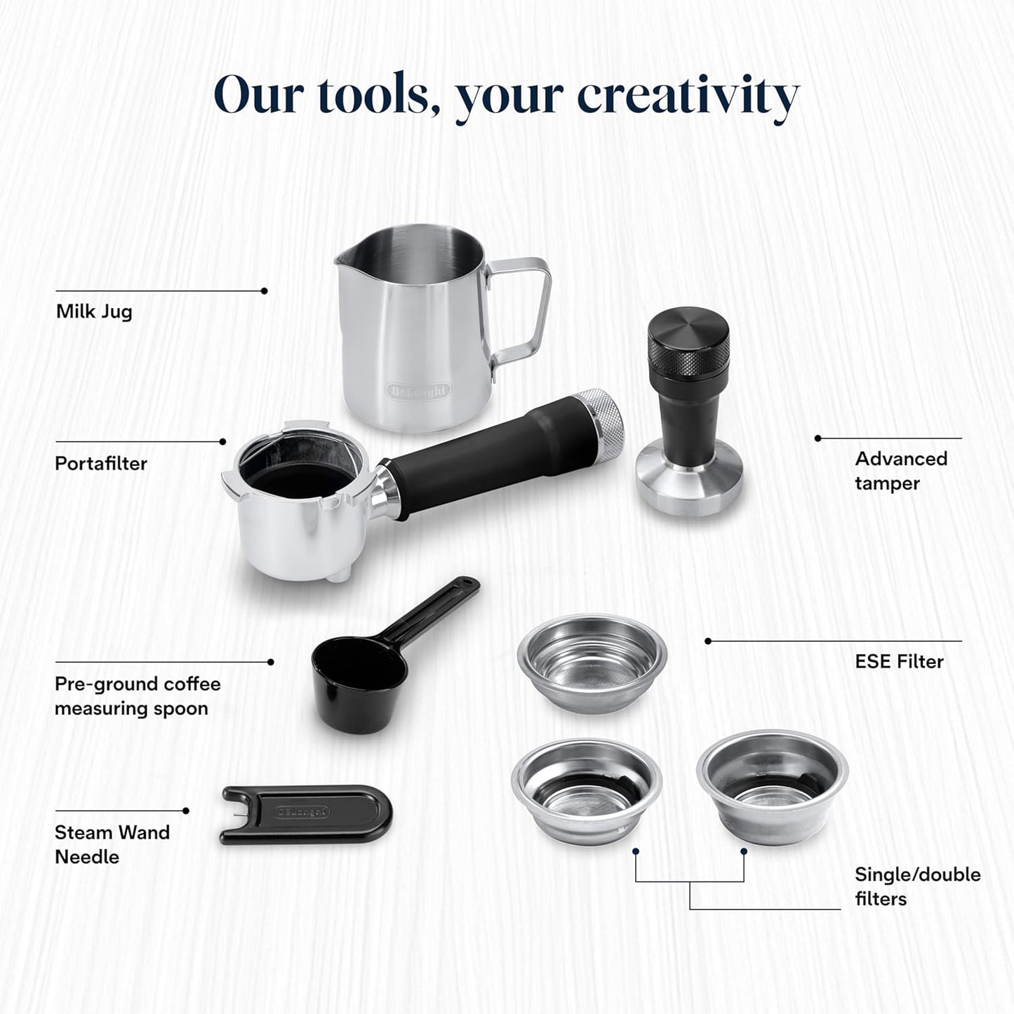 Machine à café expresso Delonghi Dedica Duo EC890.M – Argent Métal