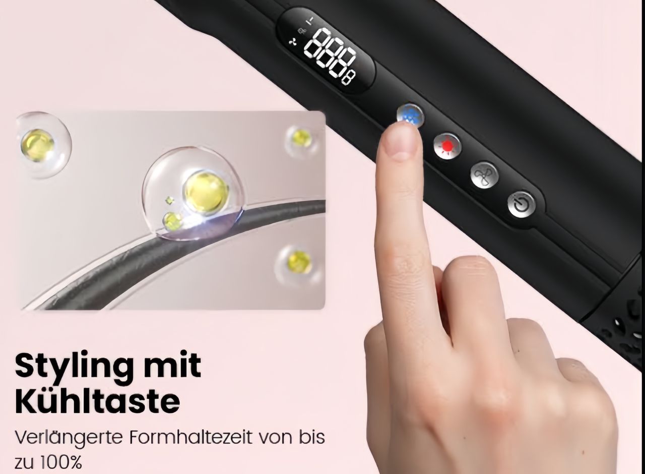 Lisseur et Sécheur Intelligent avec Écran HD LCD