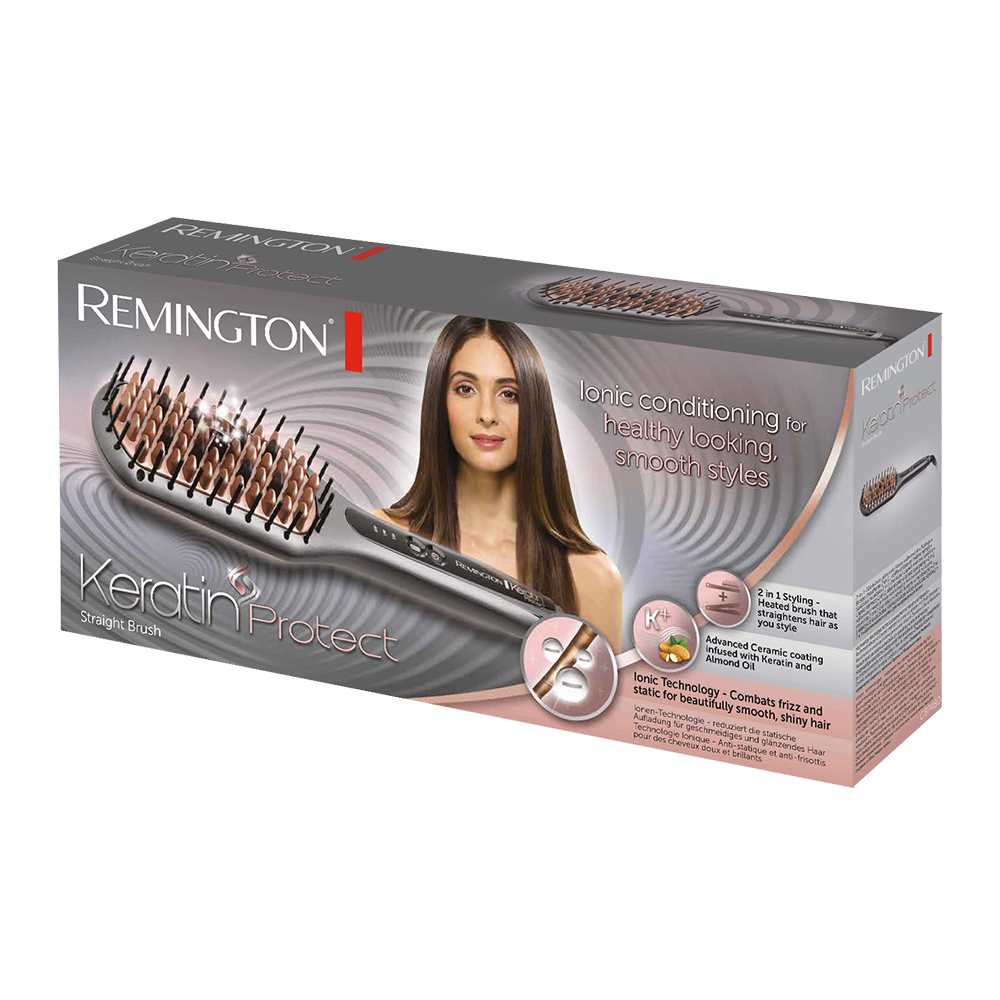 Brosse lissante REMINGTON Keratin Protect