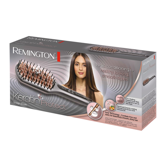 Brosse lissante REMINGTON Keratin Protect