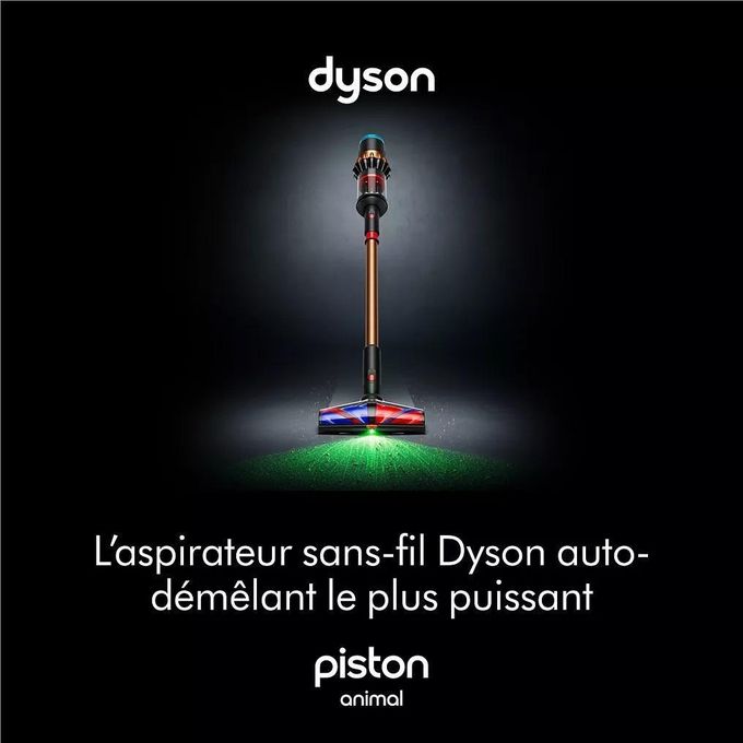 Dyson Aspirateur balai laveur V16 PISTON ANIMAL SUBMARINE DS60 - 315AW-1h10 autonomie - brosse laser