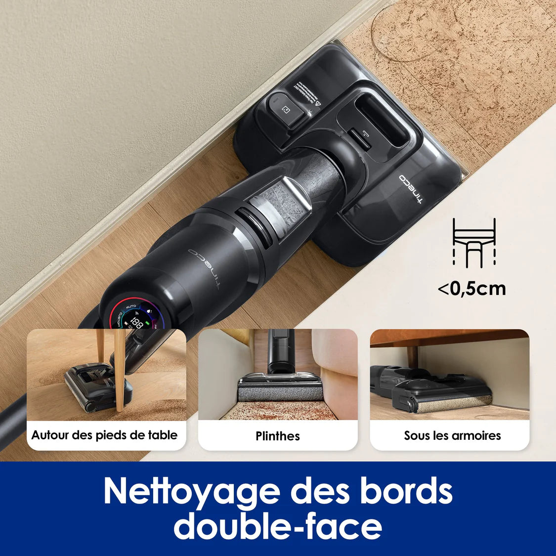 Aspirateur Tineco Floor ONE S7 Stretch Sec et Humide