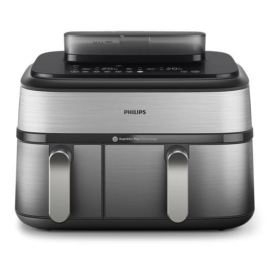 Philips Airfryer Série 5000 – Air Fryer double panier 9 L avec cuisson vapeur