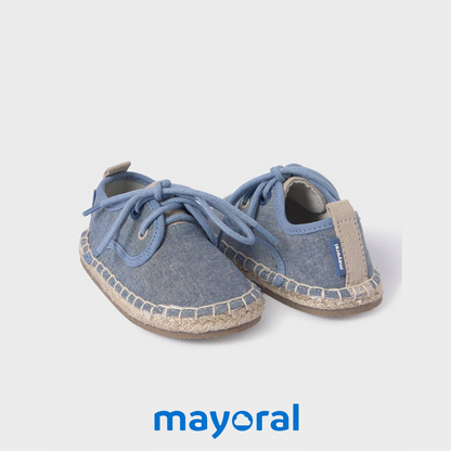 Espadrilles MAYORAL à lacets garçon beige
