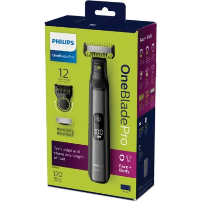 Philips OneBlade Pro Visage + Corps – QP6550/16 – Chromé