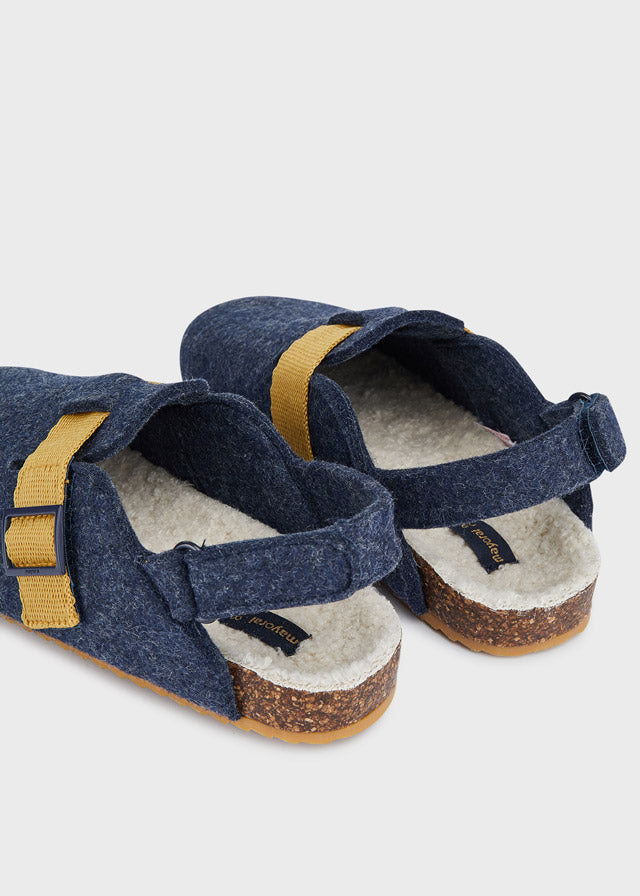 pantoufles Mayoral pour enfant bleu marine