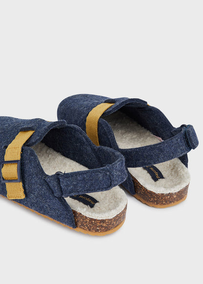 pantoufles Mayoral pour enfant bleu marine