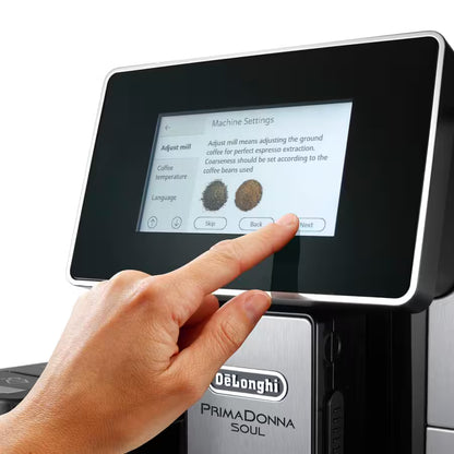 ماكينة صنع القهوة الأوتوماتيكية Delonghi PrimaDonna Soul