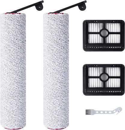 Kit d’accessoires pour Dreame H12 Pro / H12 Dual – 2 rouleaux de brosse + 2 filtres HEPA + 1 brosse de nettoyage