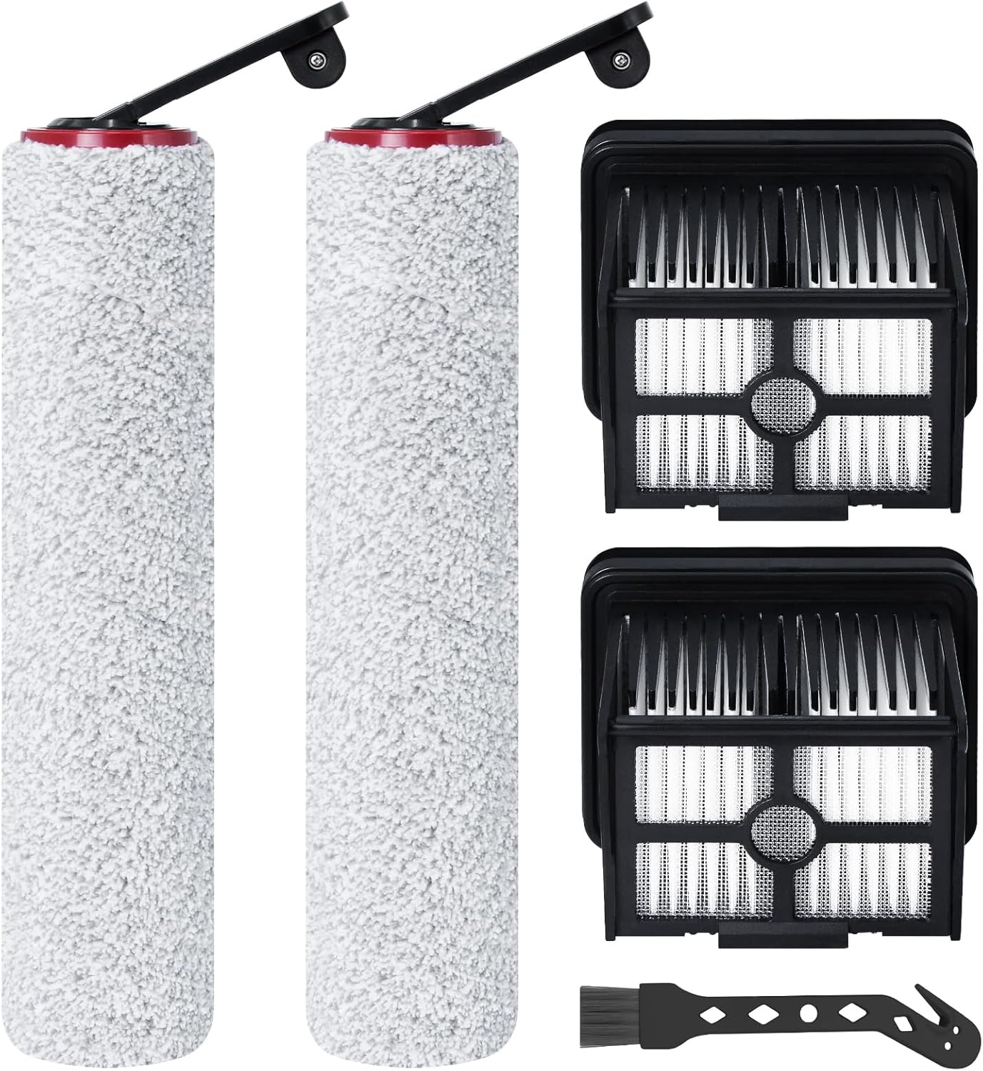 Kit d’accessoires pour Dreame H15 Pro / Mova M10 – 2 rouleaux de brosse + 2 filtres HEPA + 1 brosse de nettoyage