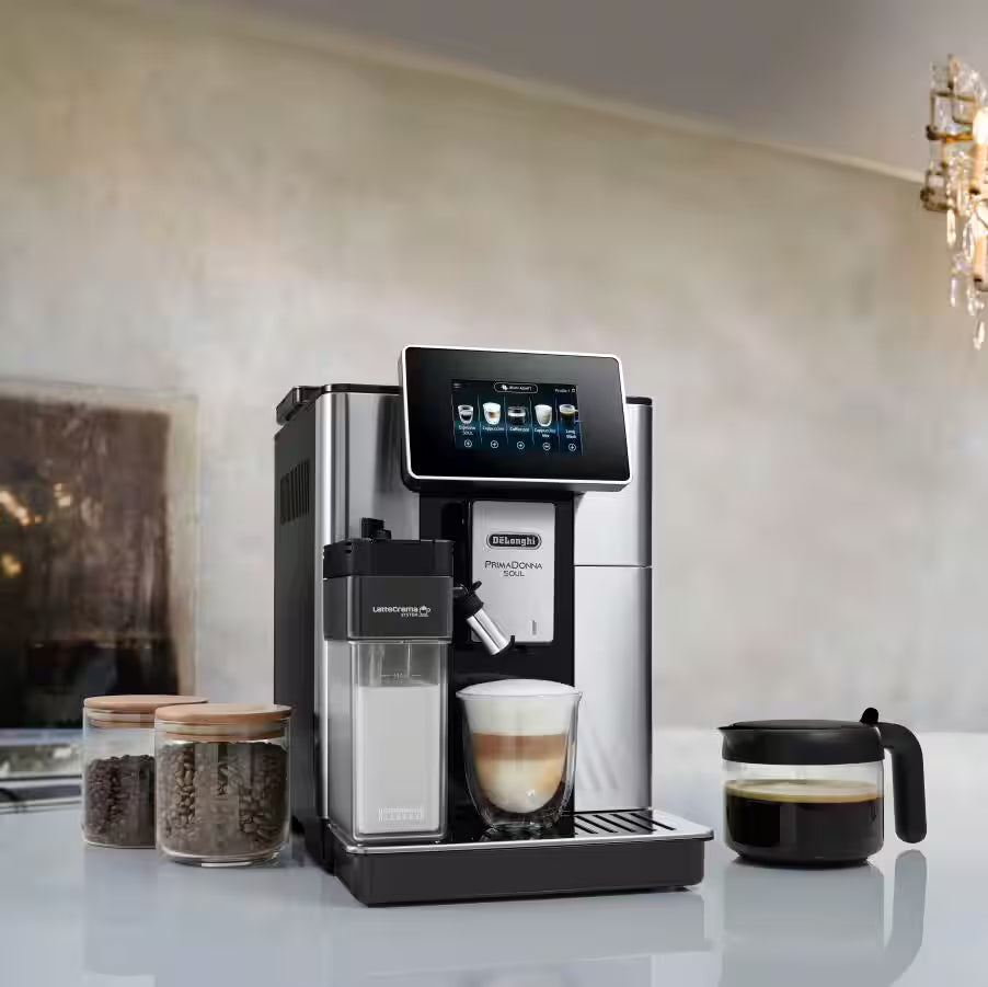ماكينة صنع القهوة الأوتوماتيكية Delonghi PrimaDonna Soul