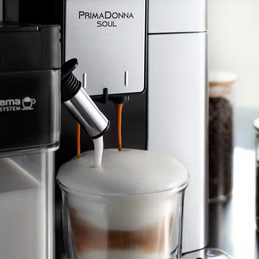 ماكينة صنع القهوة الأوتوماتيكية Delonghi PrimaDonna Soul
