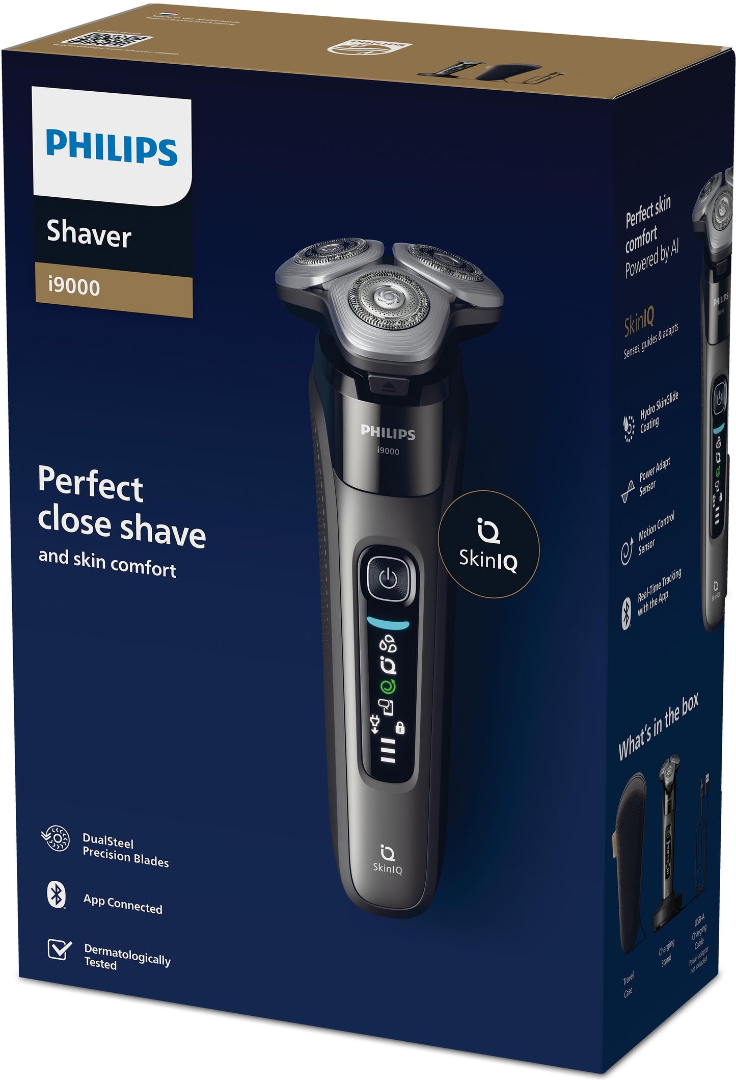 Philips i9000 – Rasoir électrique 100 % étanche avec SkinIQ