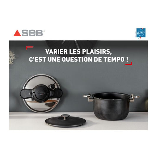 Cocotte SEB Clipso Tempo 3-in-1