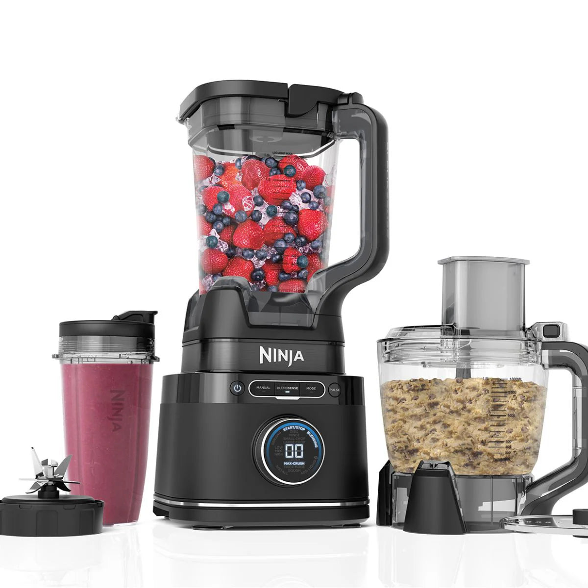 Ninja Detect Power Blender & Processor Pro – TB401UK , Mixeur et robot culinaire intelligent 3-en-1