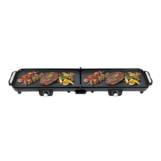 Plancha pliante 90 cm HPG2200XL‑25  HOME – Double thermosta 2200w