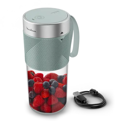 Lightmix Blender portable, Bol tritan 0,3L, 1 vitesse, 2 lames, Rechargeable