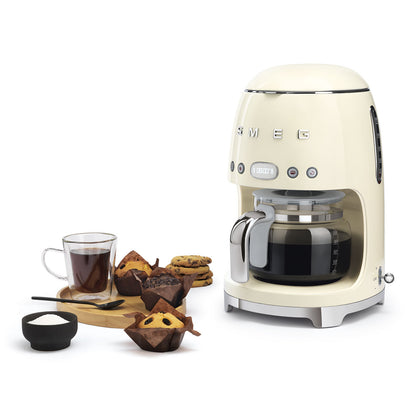MACHINE A CAFE A FILTRE SMEG 1050W CREME
