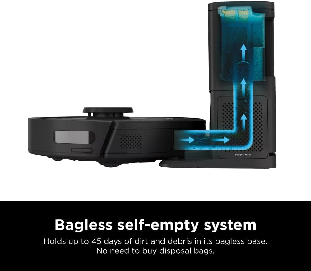 Robot aspirateur et laveur 2-en-1 Shark Matrix Plus RV2620WDEU