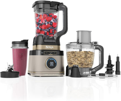 Ninja Detect Power Blender Processor Pro 3-en-1 – Mixeur 1200 W, couleur Stone Gold