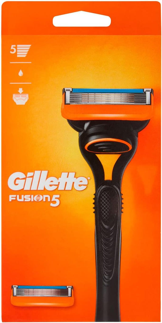 Gillette Fusion5 – ماكينة حلاقة رجالية بـ 5 شفرات مضادة للاحتكاك
