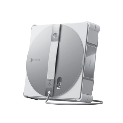 ECOVACS WINBOT W3 OMNI Robot Nettoyeur de Vitres avec Station, Lavage Automatique des Tampons, Nettoyage Intelligent Jusqu’aux Bords, Pulvérisation à 3 Jets, Contrôle via Application