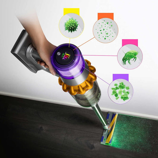 Dyson V15 Detect Total Clean Extra, Aspirateur sans fil, édition spéciale avec 10 accessoires