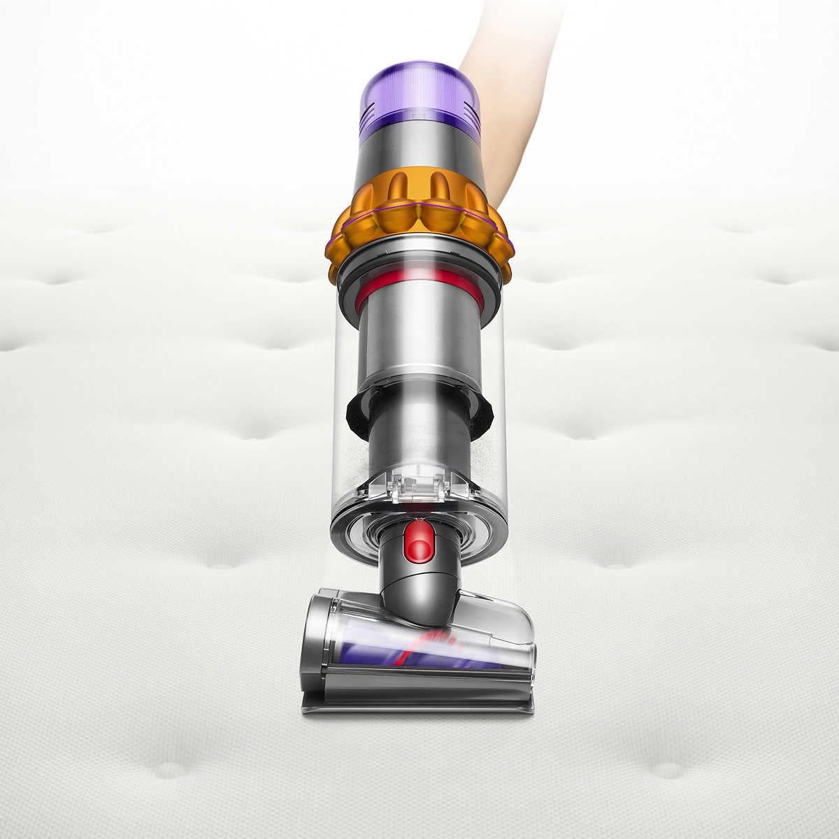 مكنسة دايسون V15 Detect Total Clean Extra اللاسلكية، إصدار خاص مع 10 ملحقات
