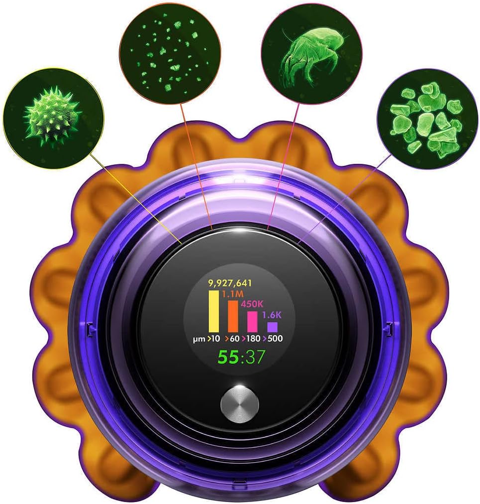 مكنسة دايسون V15 Detect Total Clean Extra اللاسلكية، إصدار خاص مع 10 ملحقات