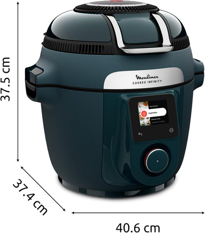 Moulinex Cookeo Infinity, Air fryer + multicuiseur sous pression, Mélange automatique, 19 programmes