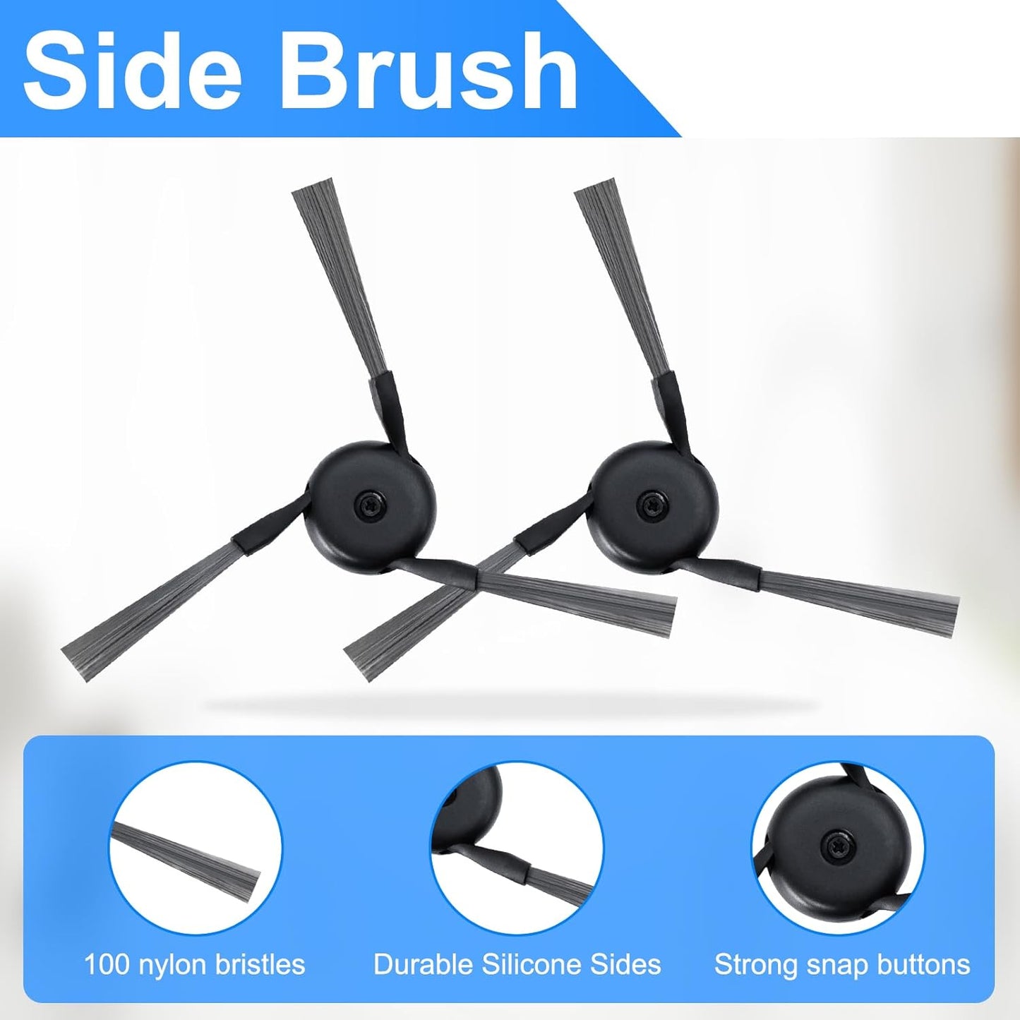 Kit d'accessoires pour Dreame X50 Ultra Complete/L40s Pro Ultra/L50 Pro Ultra/X50 Master, pour Mova V50 Ultra Complete/Mova P50s Ultra/Matrix10 Ultra aspirateur robot, brosses à rouleau, filtres Hepa