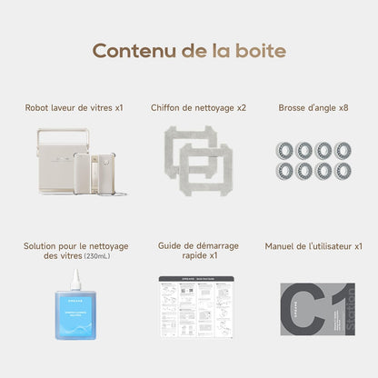 Robot laveur de vitres Dreame C1 Station