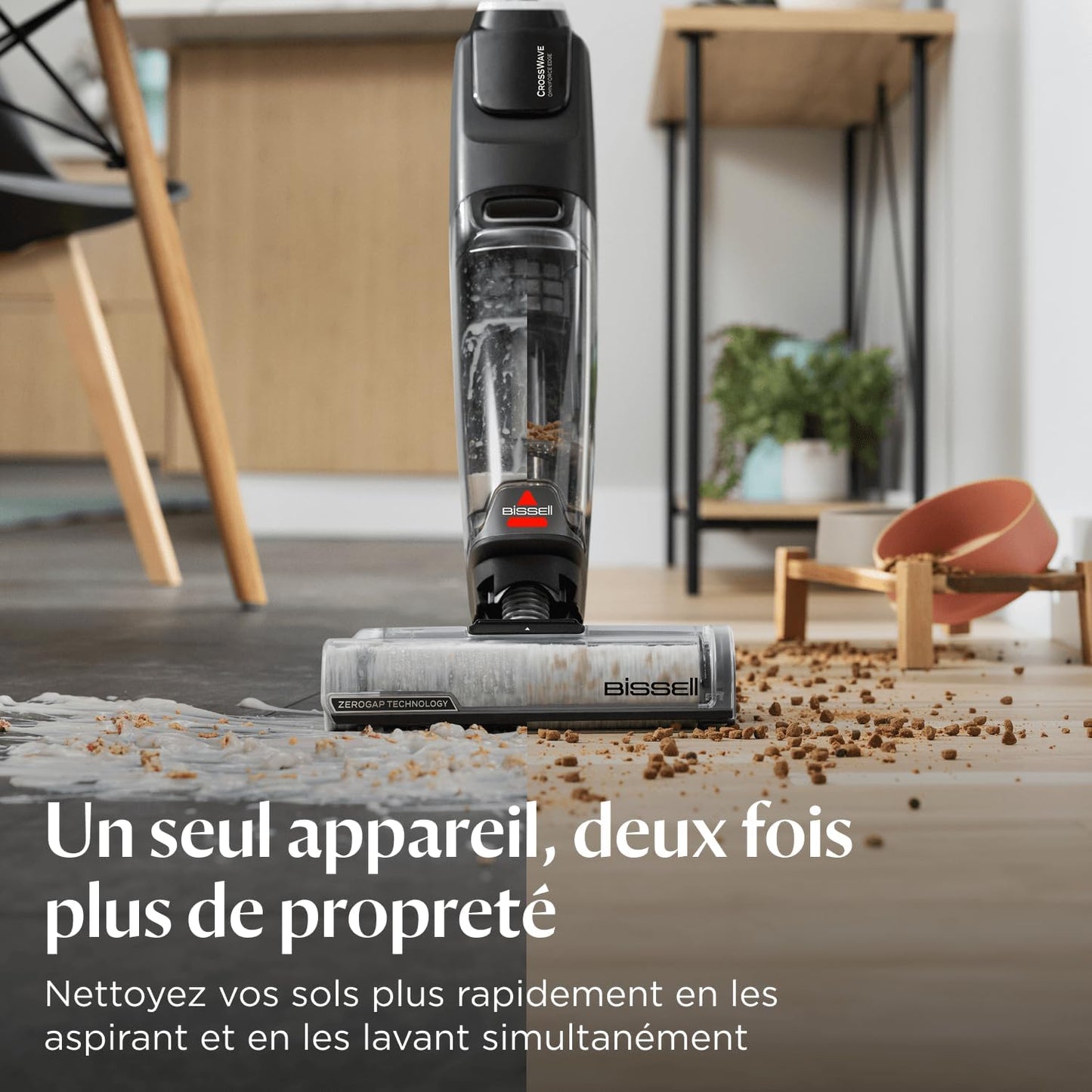 Aspirateur Balai Laveur sans Fil , Bissell CrossWave OmniForce Edge.