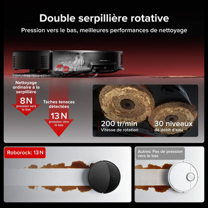 Roborock Saros 20 Robot Aspirateur Laveur Ultra-Premium 36 000 Pa