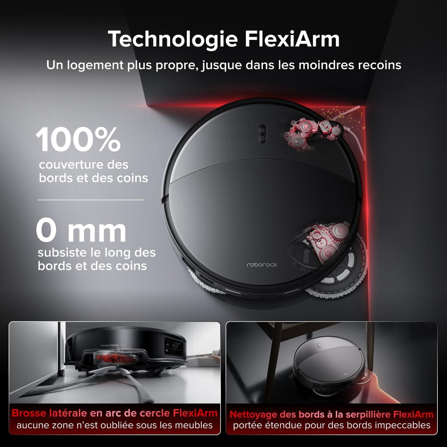 Roborock Saros 20 Robot Aspirateur Laveur Ultra-Premium 36 000 Pa