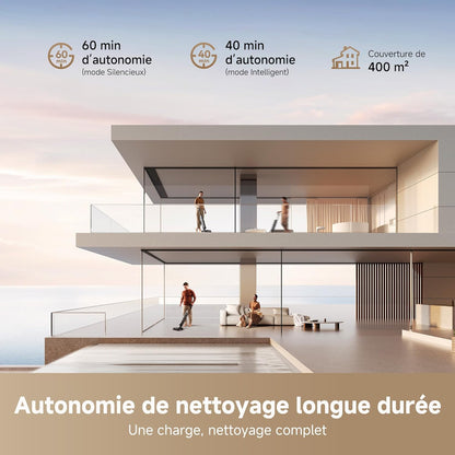 dreame H15 Pro FoamWash Aspirateur Laveur, Nettoyage Ciblé, Solution à Rapport Intelligent