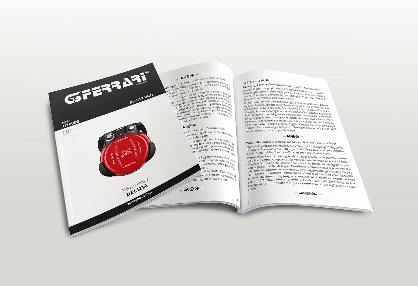 Four à pizza G3 Ferrari Delizia G100006 – 1200 W – Rouge