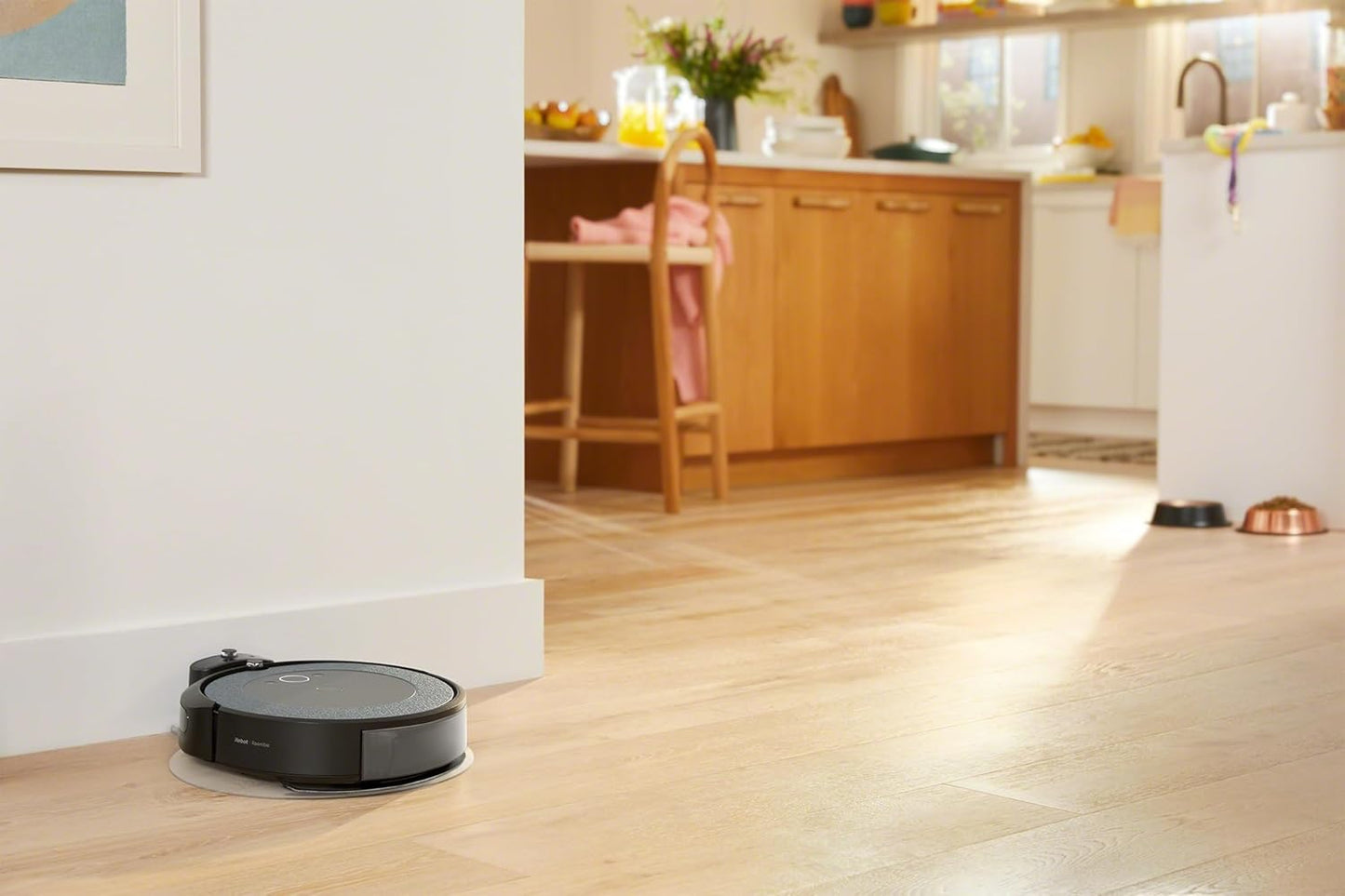 مكنسة كهربائية روبوتية iRobot Roomba Combo i5 للتنظيف الجاف والرطب