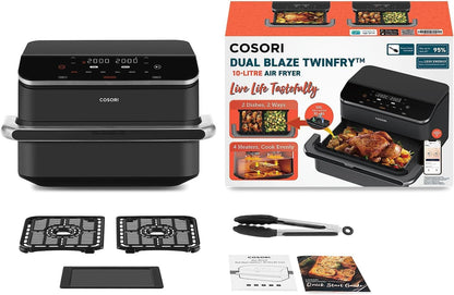 مقلاة هوائية COSORI Twinfry سعة 10 لترات