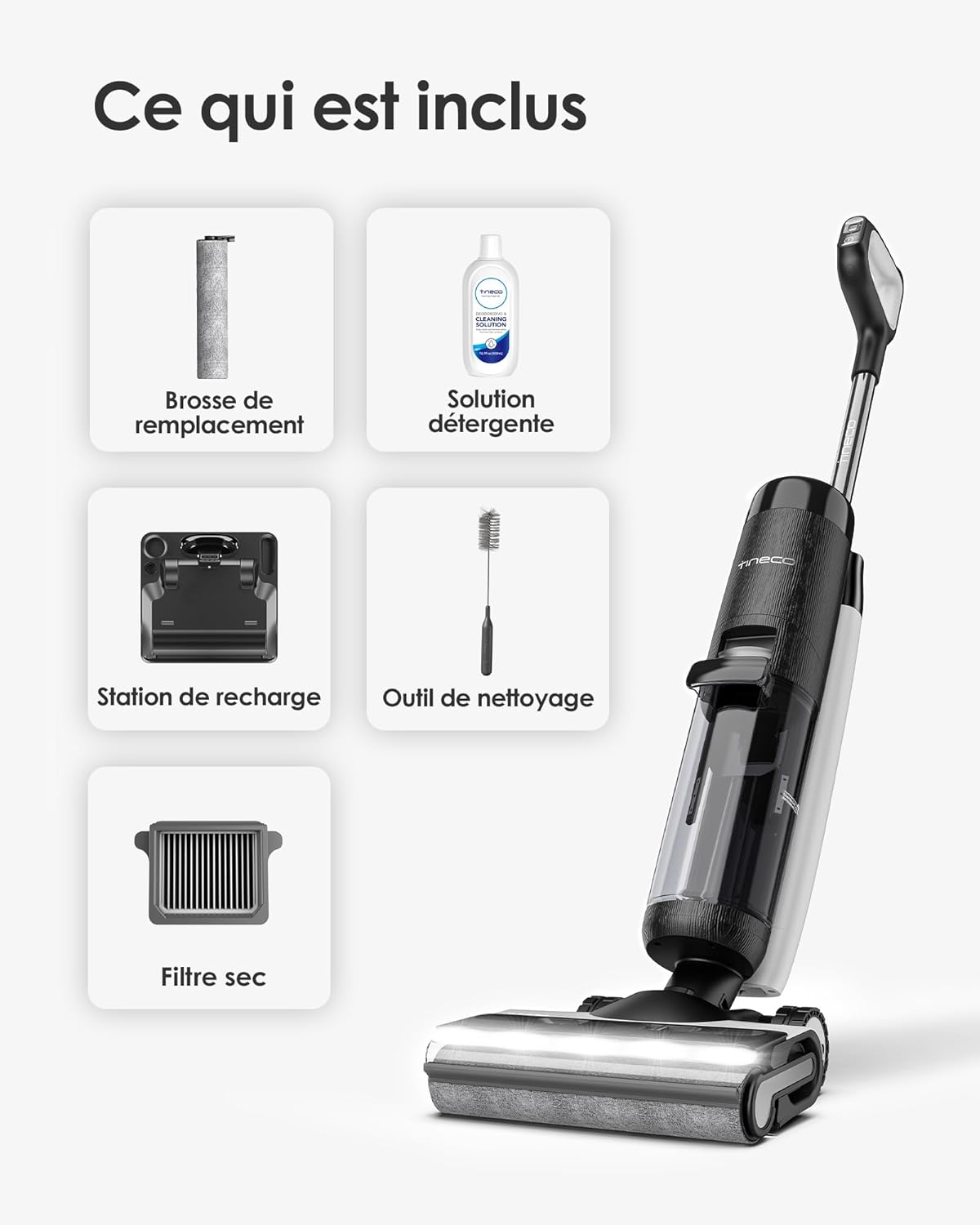 Aspirateur Laveur sans Fil Tineco FLOOR ONE S7 Series – Sec & Humide