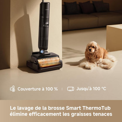 dreame H15 Pro FoamWash Aspirateur Laveur, Nettoyage Ciblé, Solution à Rapport Intelligent