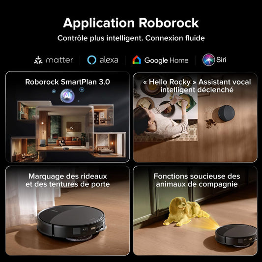 Roborock Saros 20 Robot Aspirateur Laveur Ultra-Premium 36 000 Pa