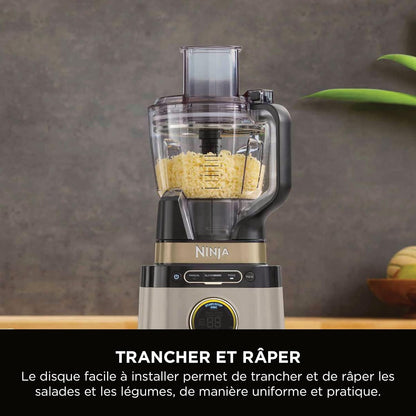 Ninja Detect Power Blender Processor Pro 3-en-1 – Mixeur 1200 W, couleur Stone Gold