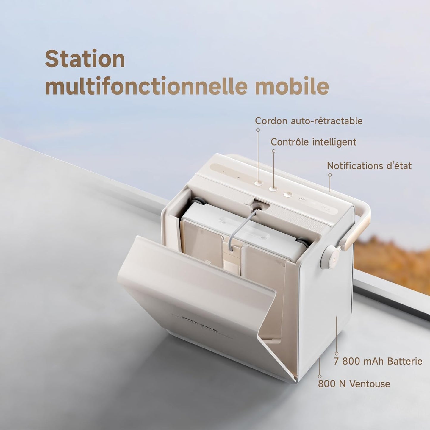 Robot laveur de vitres Dreame C1 Station