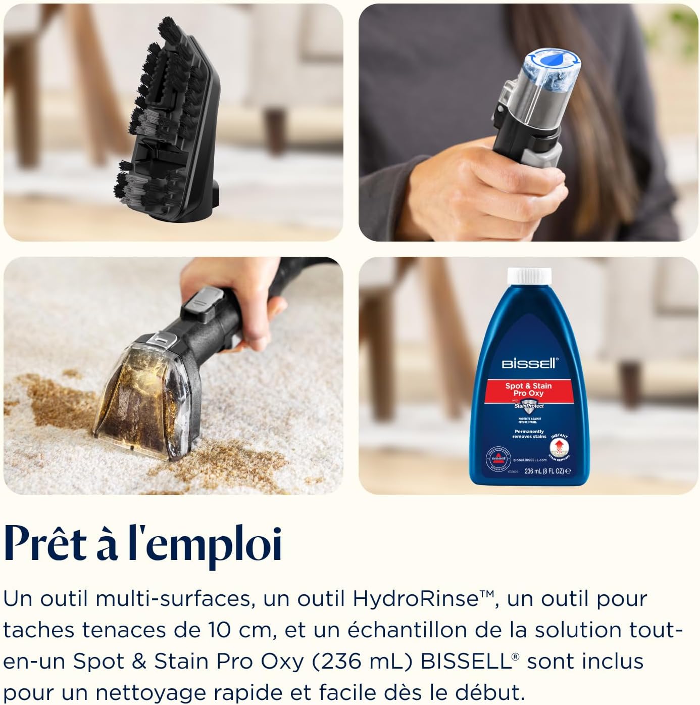 Nettoyeur vapeur BISSELL SpotClean HydroSteam.