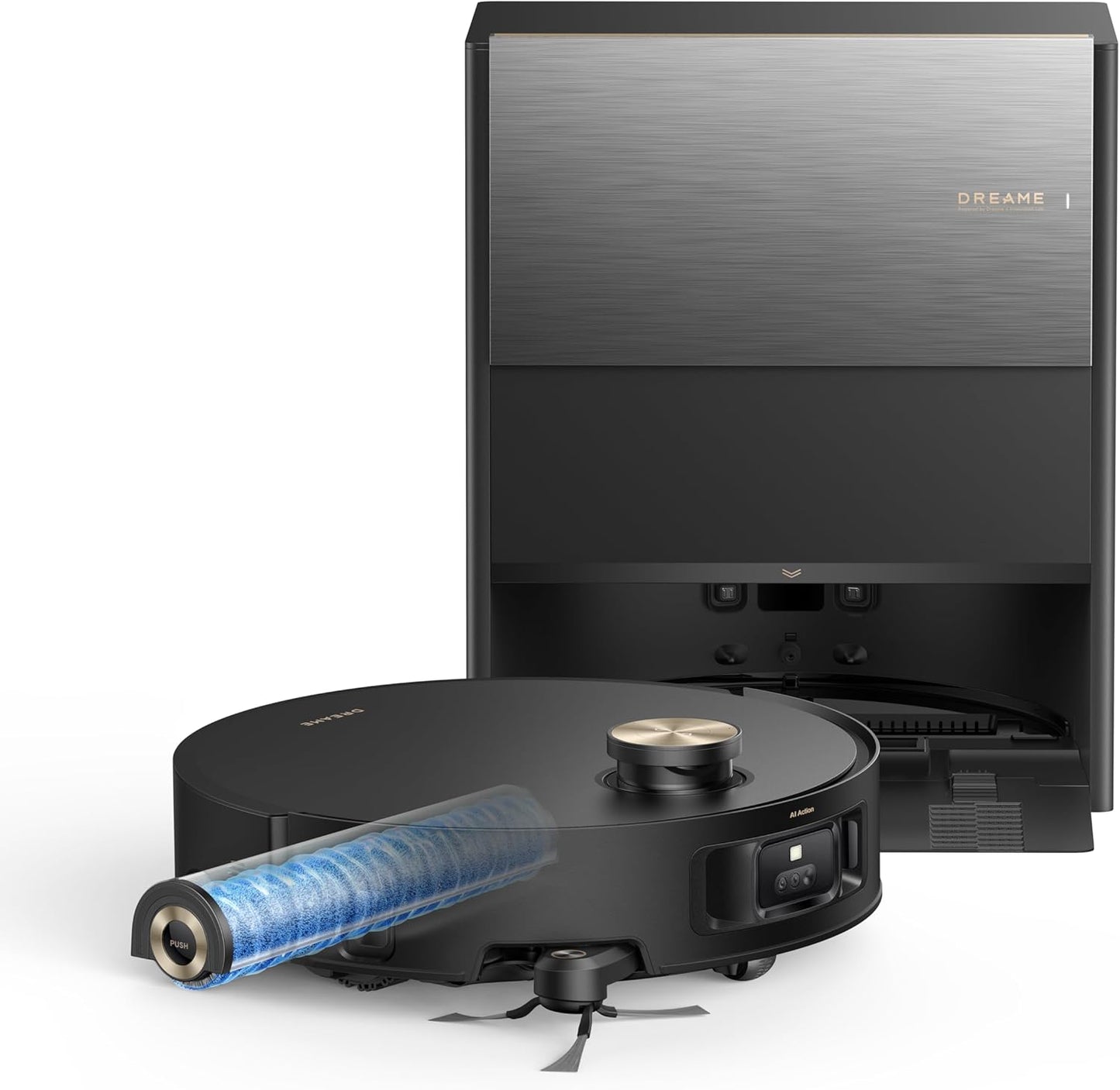 Dreame Aqua10 Roller – Aspirateur robot avec lavage AquaRoll et vidage automatique