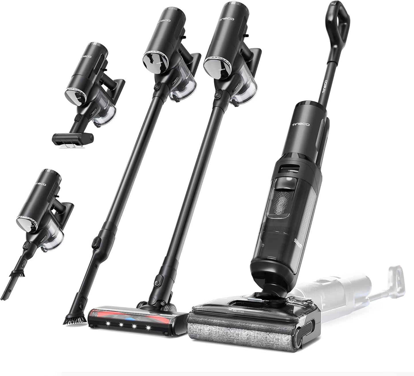 Tineco Floor One Switch S7 Stretch – Aspirateur laveur sans fil 5-en-1