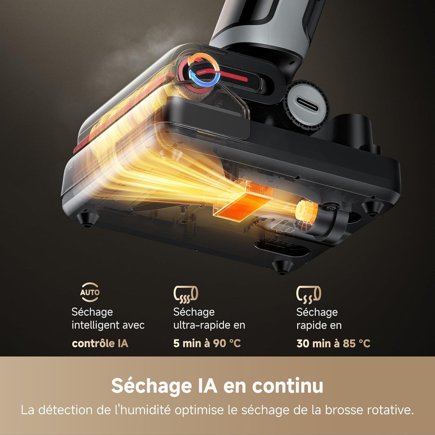 DREAME H15 Pro Heat – Aspirateur laveur intelligent nouvelle génération